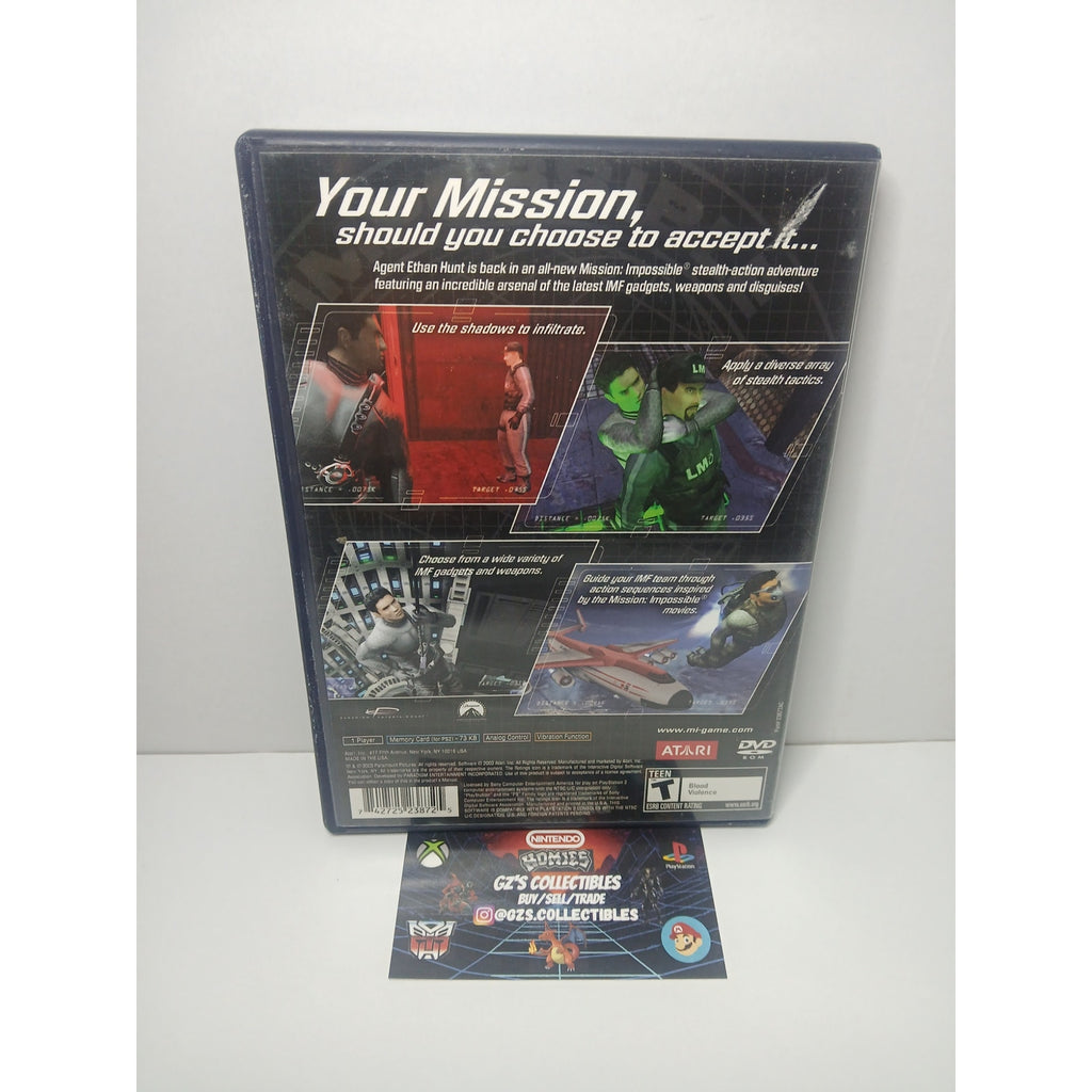 MISSION IMPOSSIBLE OPERATION SURMA SONY PS2 TESTED WORKING