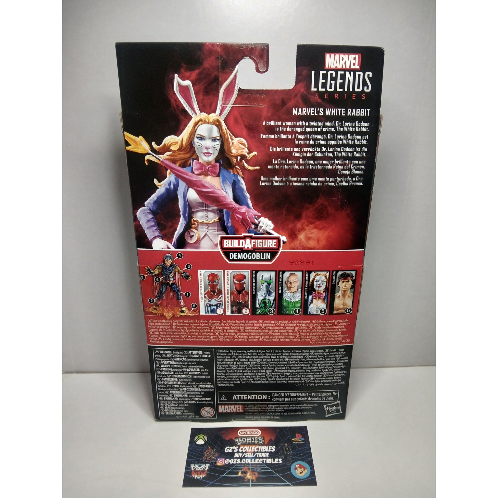 WHITE RABBIT BAF DEMOGOBLIN MARVEL LEGENDS FIGURE NEW