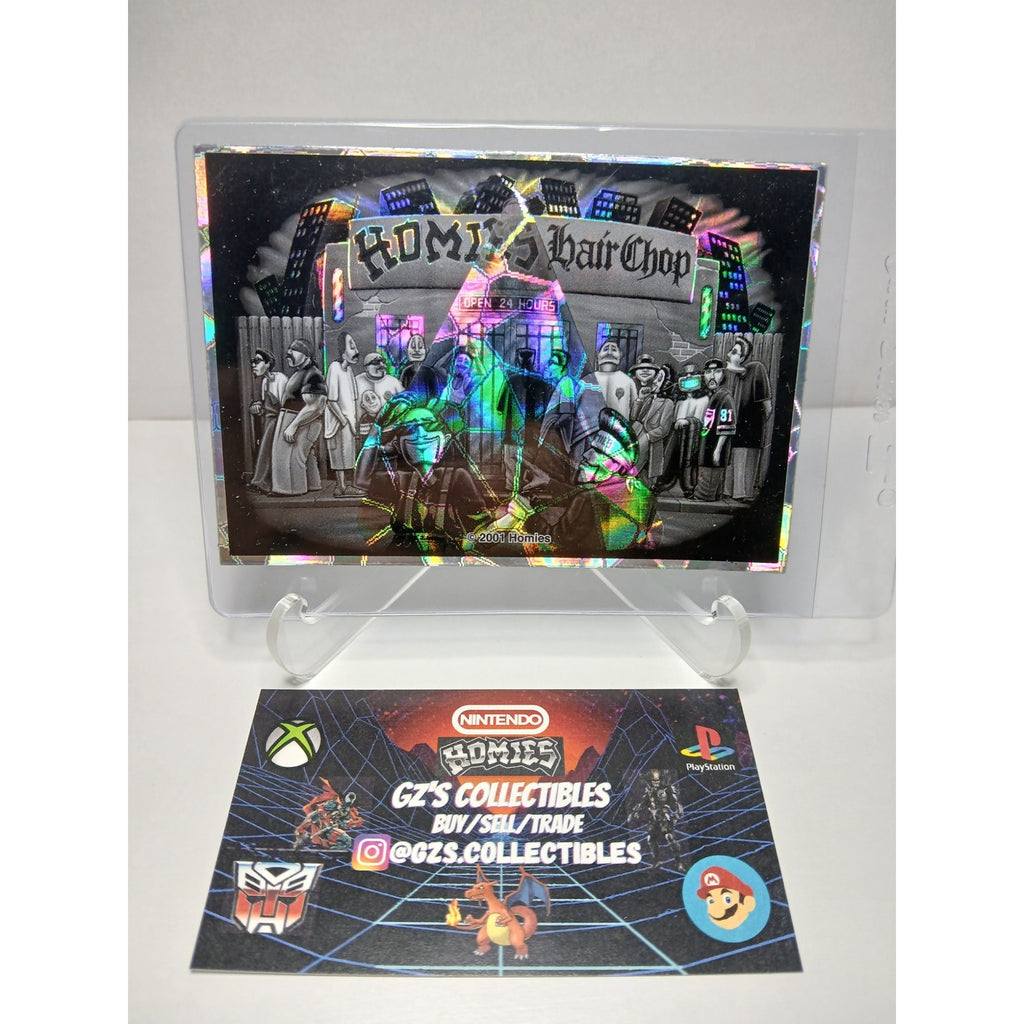 HOMIES BARBER SHOP VINTAGE 2001 SERIES 2 HOMIES GONZALES HOLOGRAPHIC STICKER