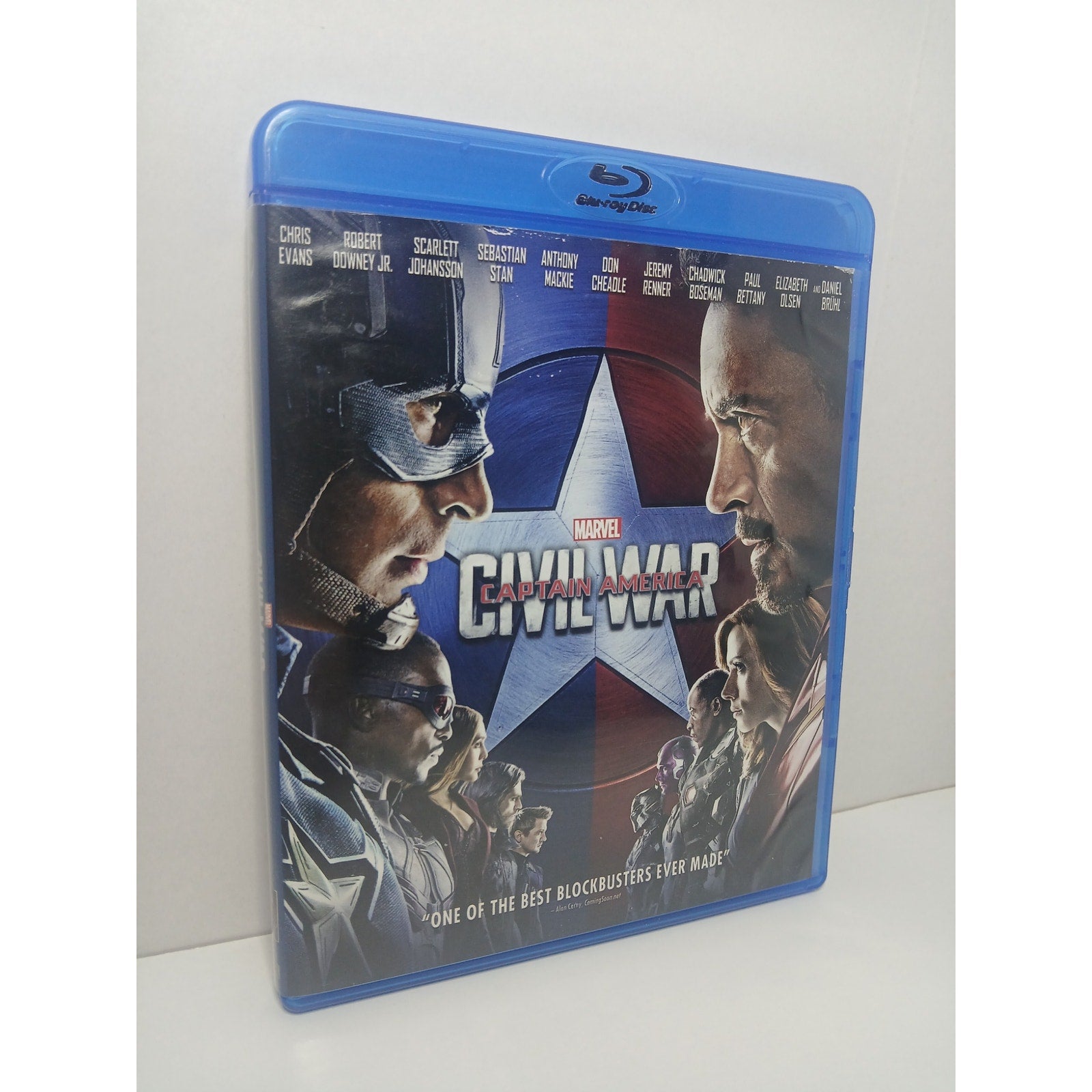 CAPTAIN AMERICA CIVIL WAR MARVEL BLU RAY MOVIE CLEANED* TESTED WORKING