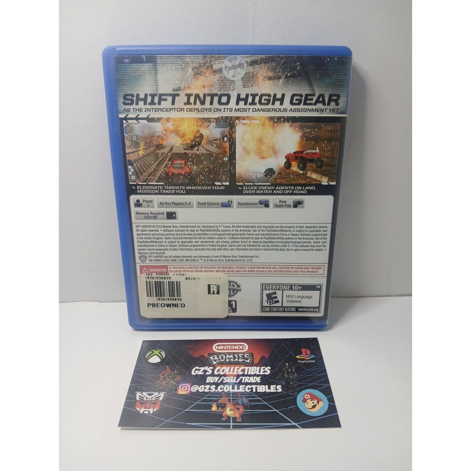 ✅ SONY PS VITA SPY HUNTER TESTED WORKING CIB ✅