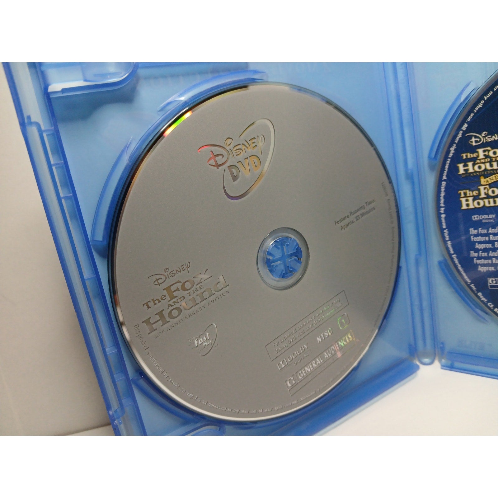 DISNEY THE FOX AND THE HOUND 1+2 BLU RAY/DVD MOVIES CLEANED* TESTED WORKING