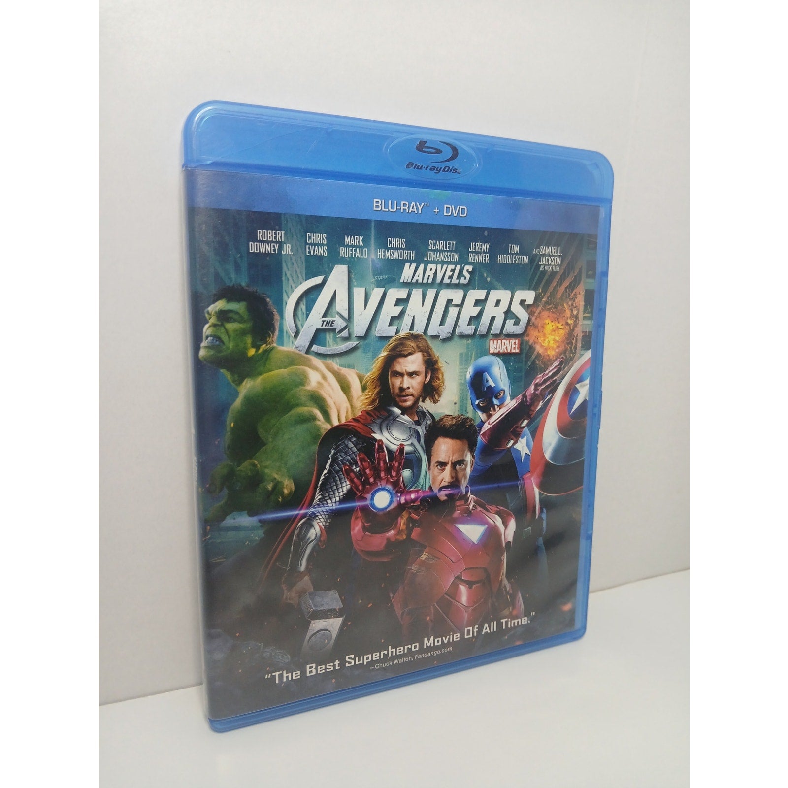 MARVEL AVENGERS BLU RAY/DVD MOVIE CLEANED* TESTED WORKING