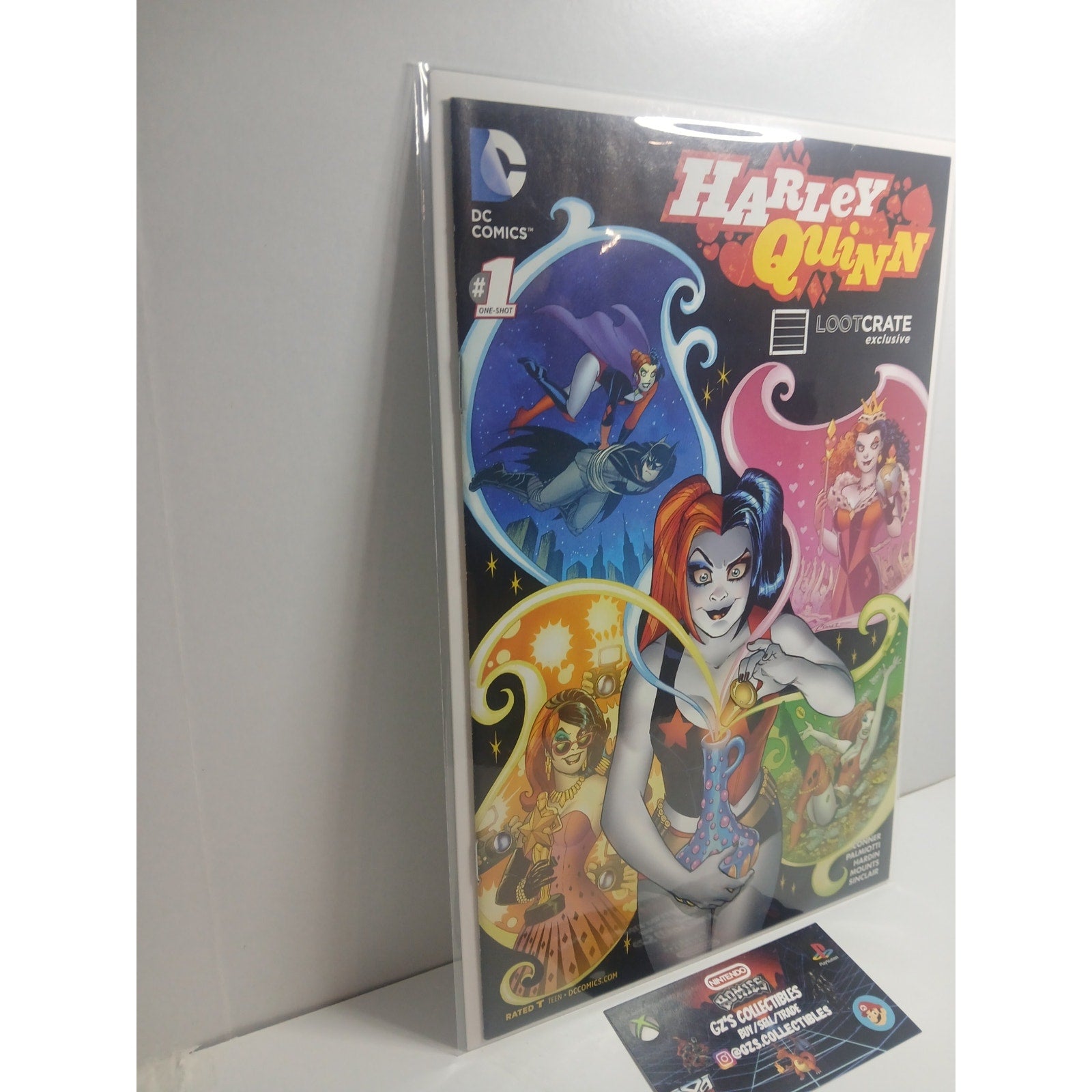 HARLEY QUINN #1 LOOT CRATE EXCLUSIVE DC COMICS NEW BAG/BOARD