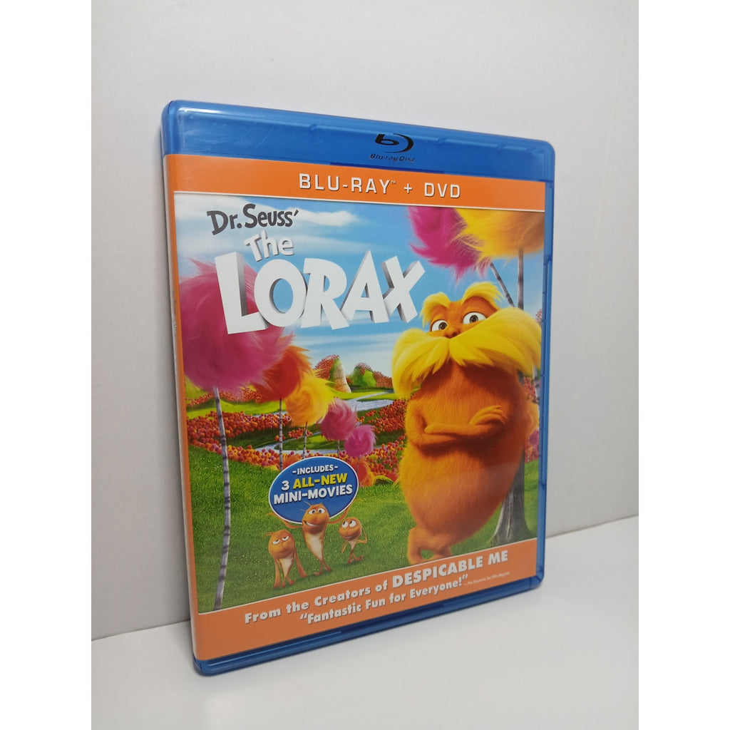 THE LORAX DR SEUSS +3 MINI MOVIES BLU RAY/DVD/DIGITAL MOVIE CLEAN TESTED WORKING