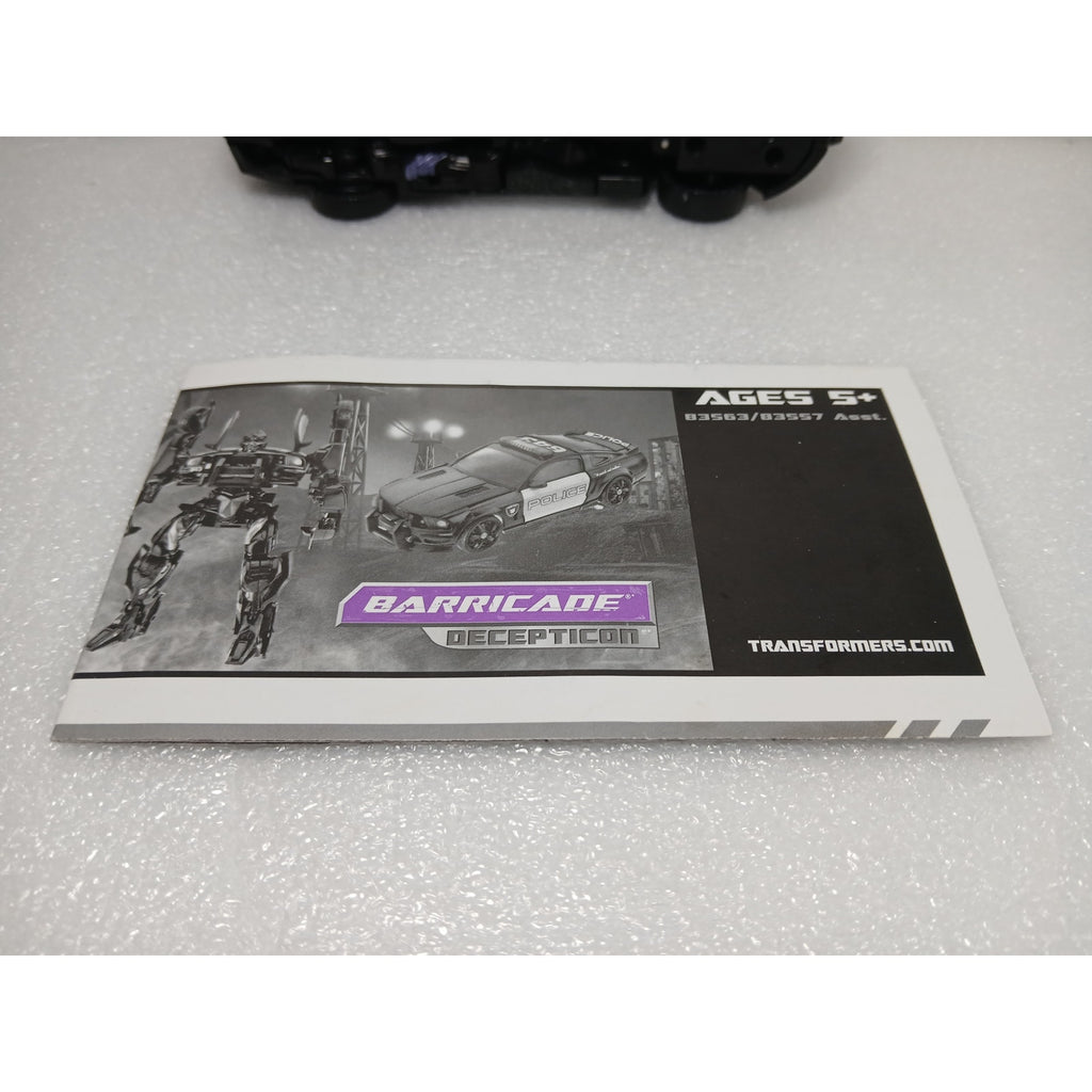 BARRICADE POLICE CAR 2007 TRANSFORMERS MOVIE DELUXE DECEPTICON FIGURE