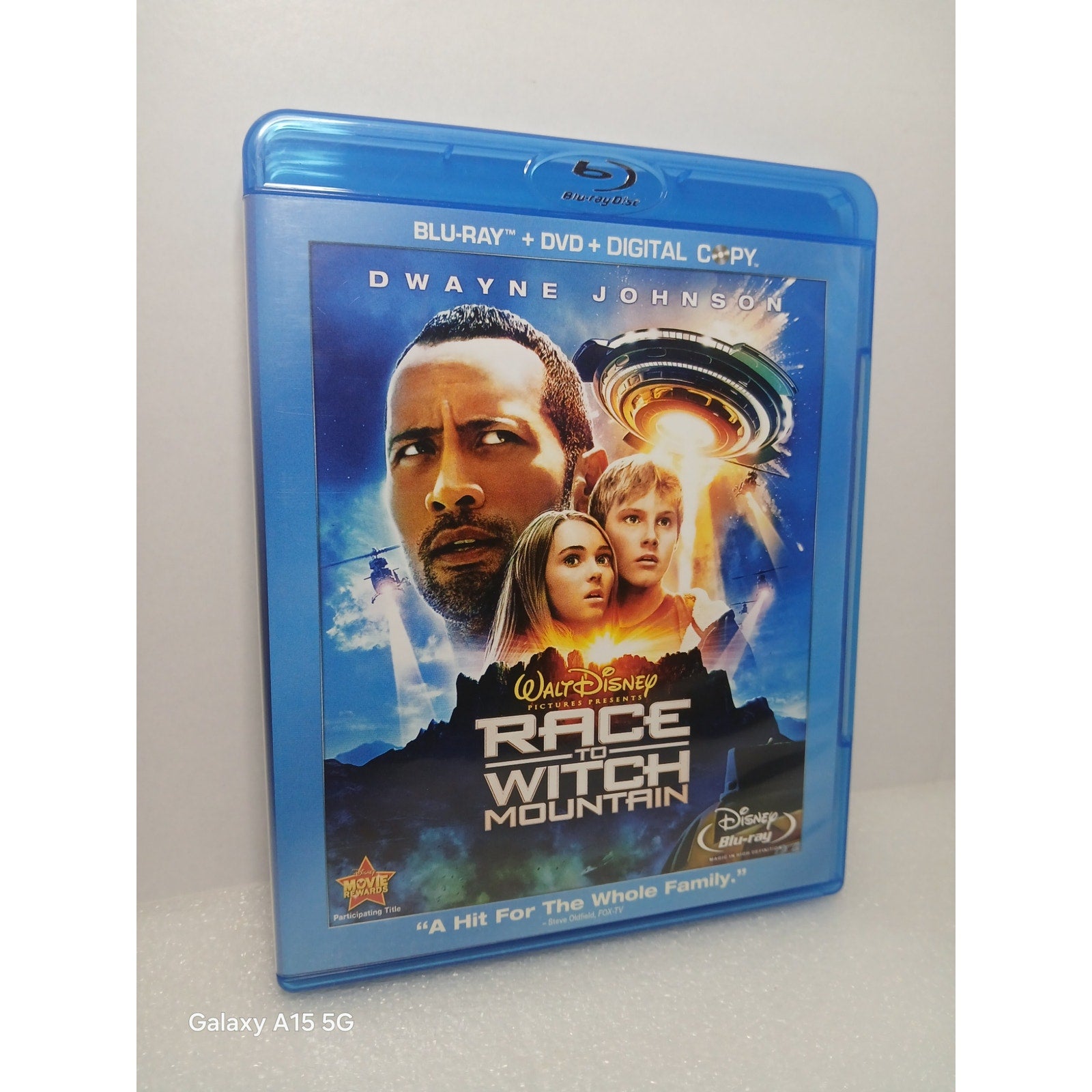 DISNEY RACE TO WITCH MOUNTAIN CIB W/ SLEEVE BLU RAY/DVD MOVIE CLEANED TESTED
