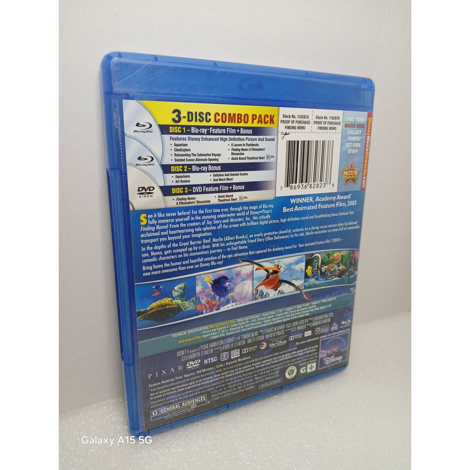 DISNEY COLLECTOR EDITION SET FINDING NEMO FROZEN BIG HERO BLU RAY TESTED WORKING