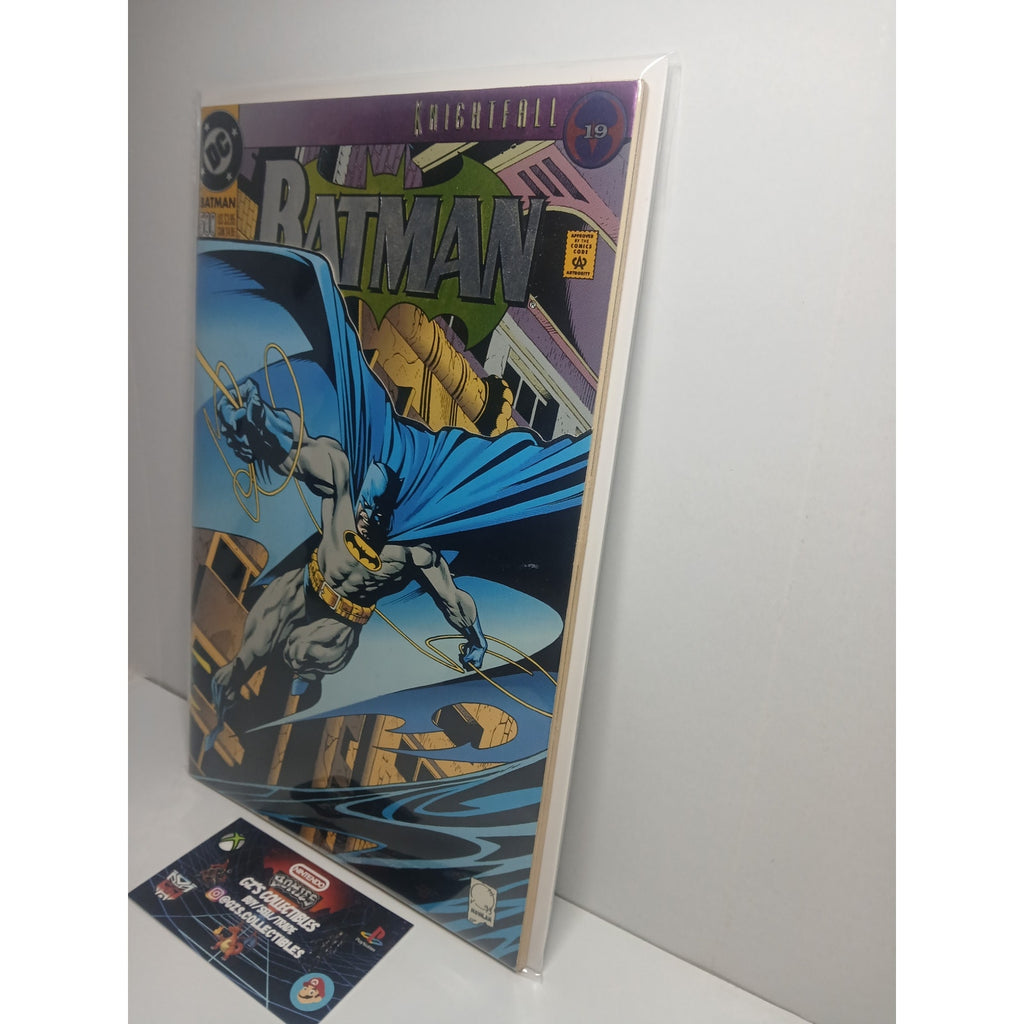 BATMAN #500 KNIGHT FALL 1993 FOIL DC COMICS NEW BAG/BOARD