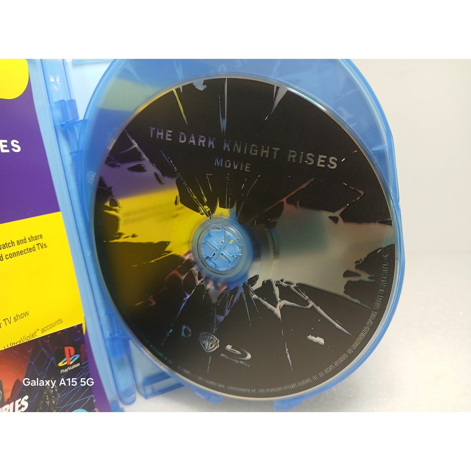 BATMAN THE DARK KNIGHT RISES CIB BLU RAY/DVD/ULTRA VIOLET MOVIE CLEANED TESTED