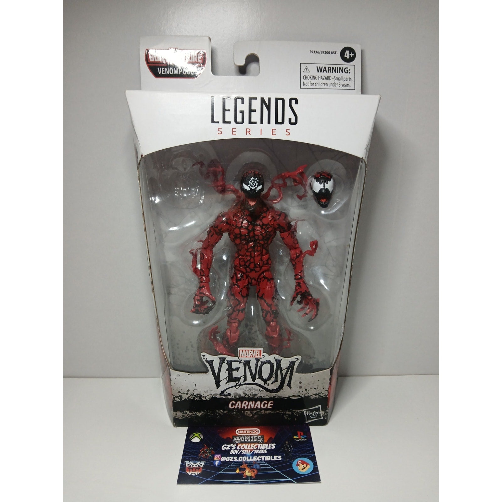 VENOM CARNAGE MARVEL LEGENDS FIGURE MINT W/ BOX (OPEN) NO BAF
