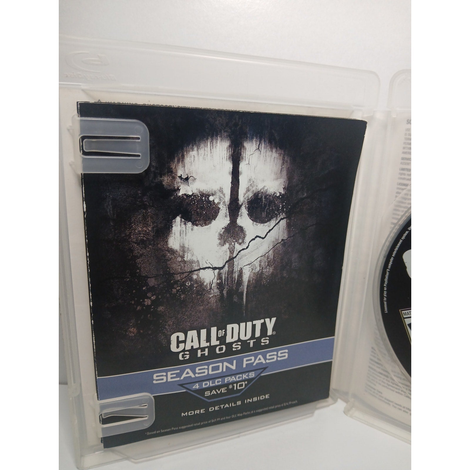 CALL OF DUTY GHOSTS CIB SONY PS3 GAME TESTED WORKING