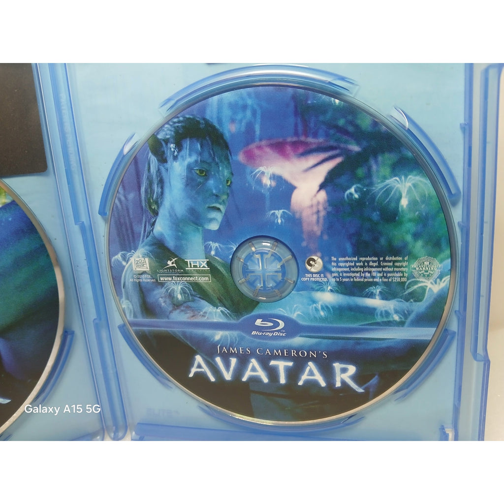 JAMES CAMERON AVATAR CIB BLU RAY/DVD MOVIE CLEANED TESTED WORKING