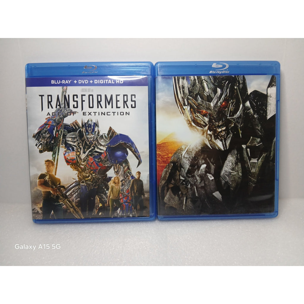 TRANSFORMERS AGE OF EXTINCTION + REVENGE OF THE FALLEN BLU RAY/DVD MOVIES TESTED