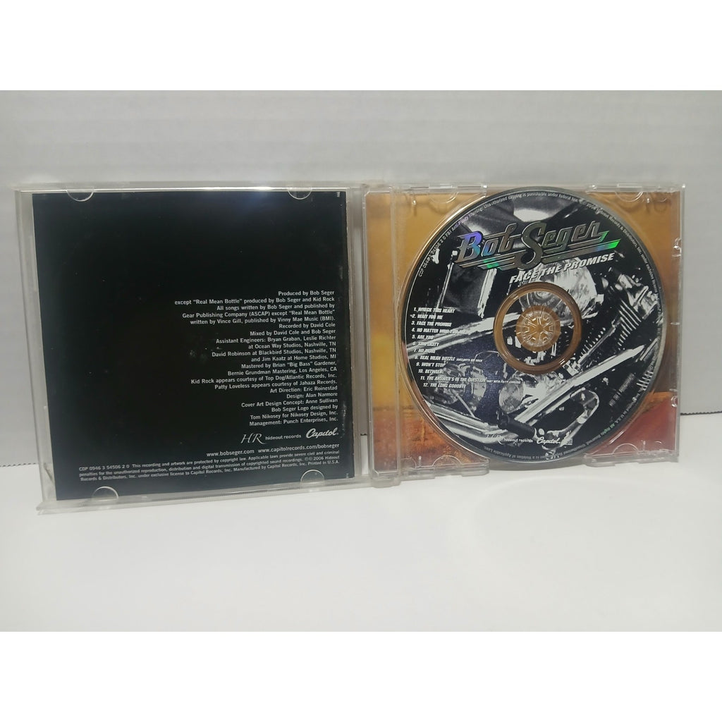 Bob Segar Face The Promise CD Used Tested