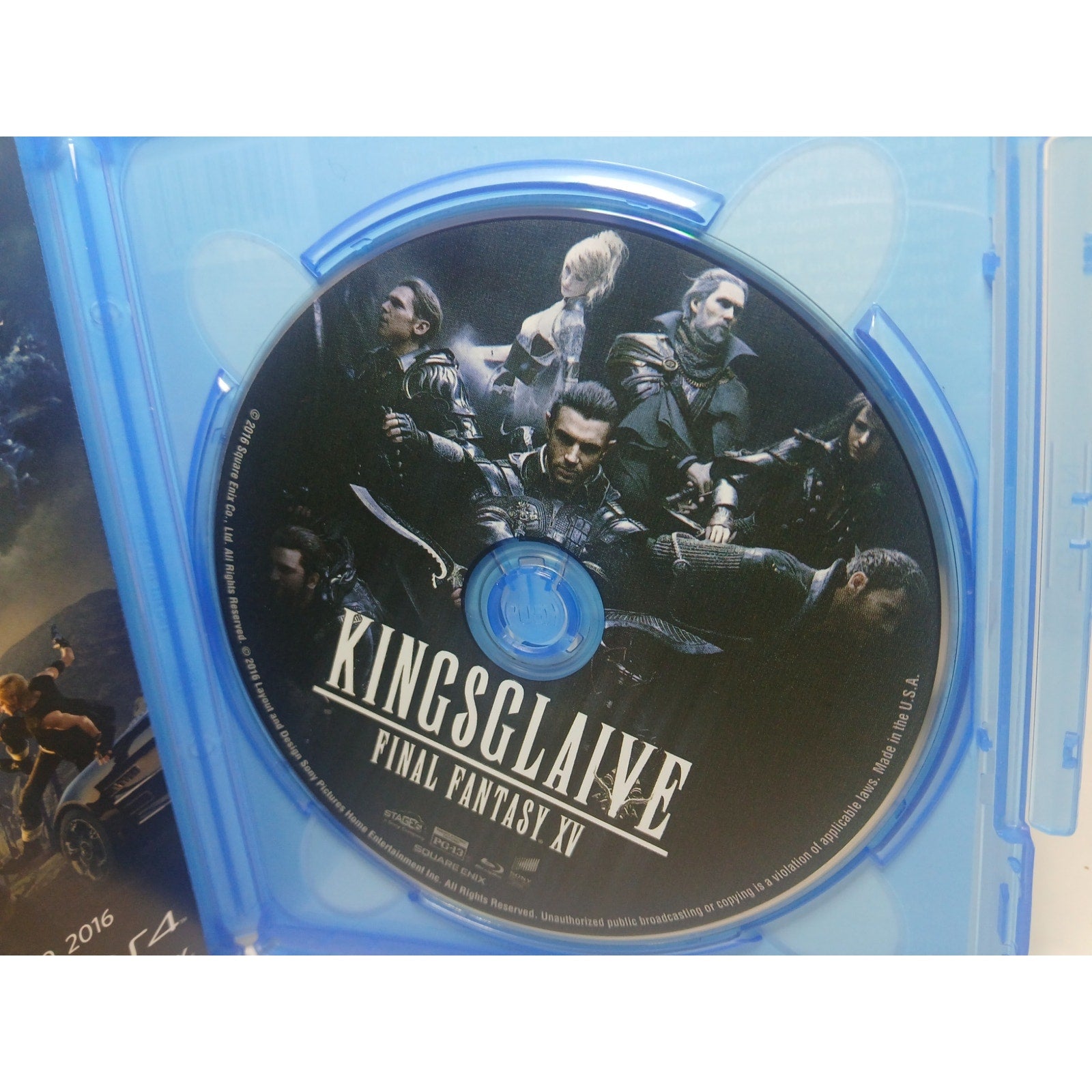 KINGSGLAIVE FINAL FANTASY XV BLU RAY MOVIE CLEANED* TESTED WORKING