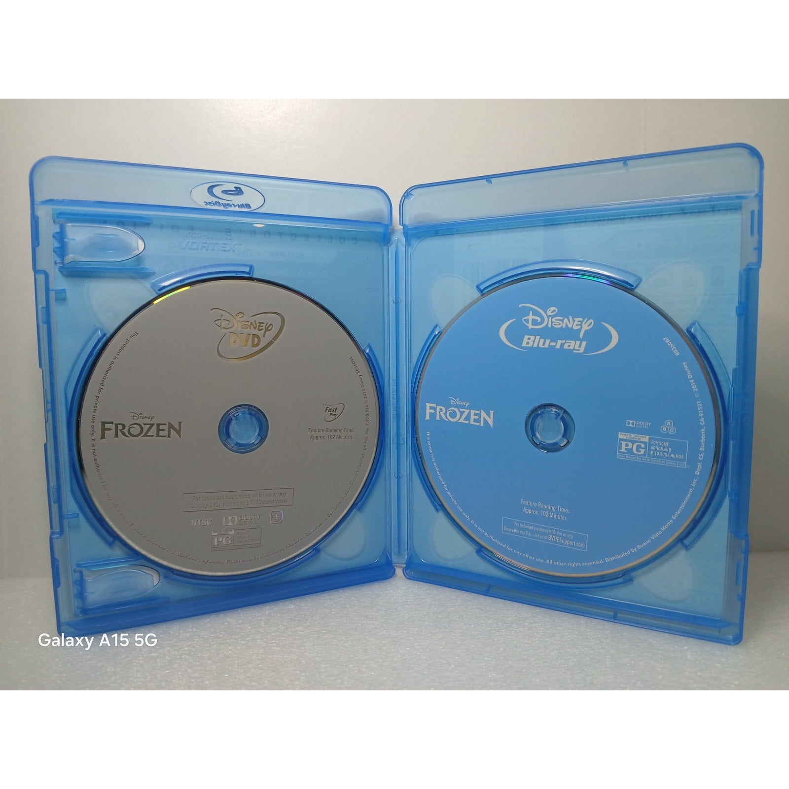 DISNEY FROZEN COLLECTORS EDITION W/SLEEVE BLU RAY/DVD MOVIE CLEANED TESTED