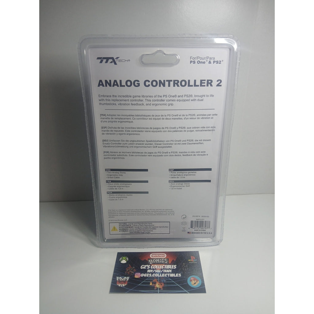 ✅ SONY PS2 TTX RED TRANSLUCENT ANALOG CONTROLLER NEW SEALED