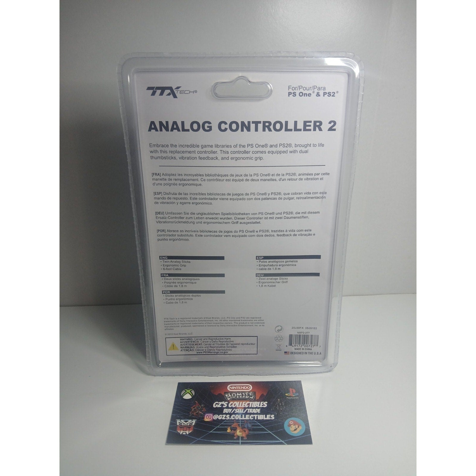 ✅ SONY PS2 TTX RED TRANSLUCENT ANALOG CONTROLLER NEW SEALED