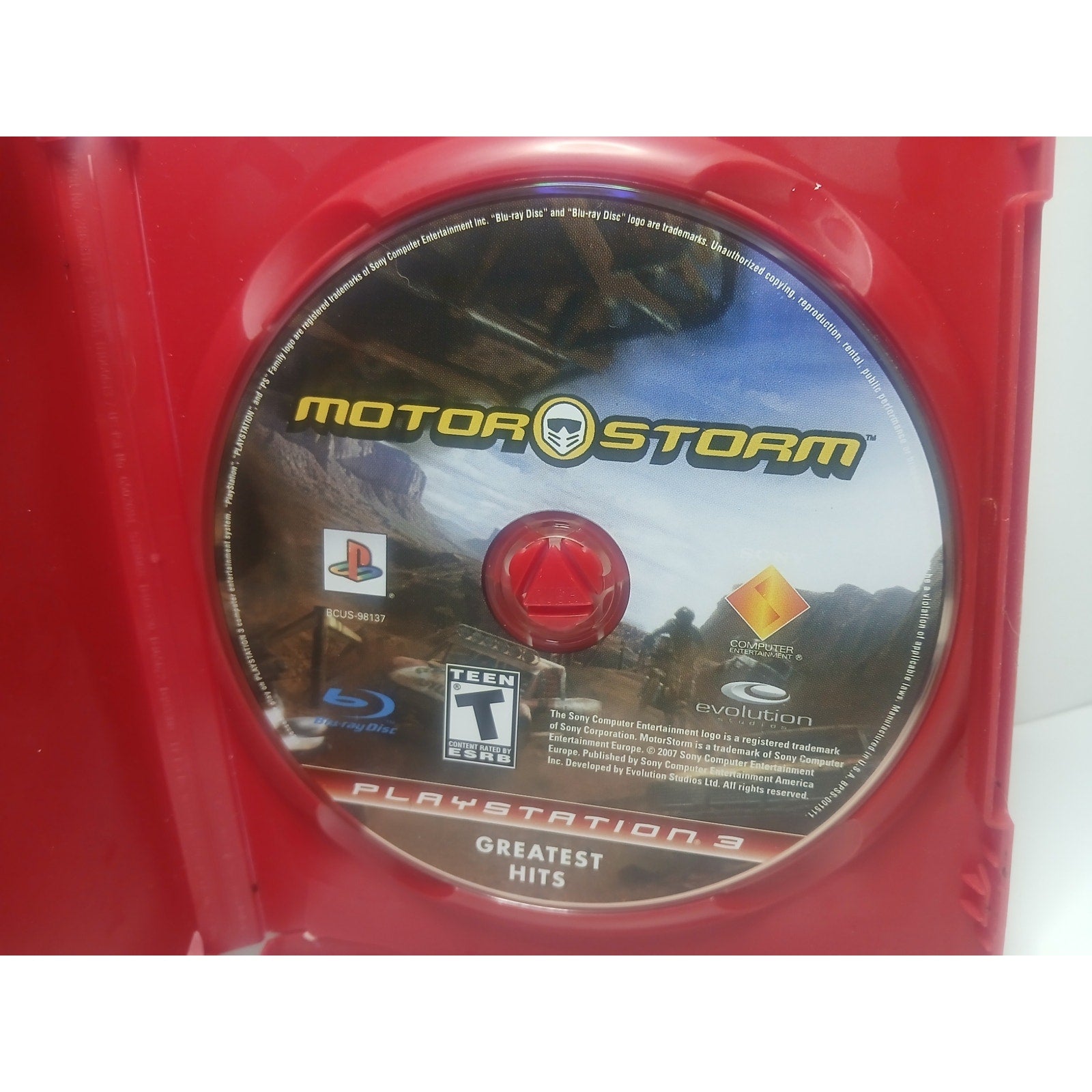 MOTOR STORM SONY PS3 TESTED WORKING