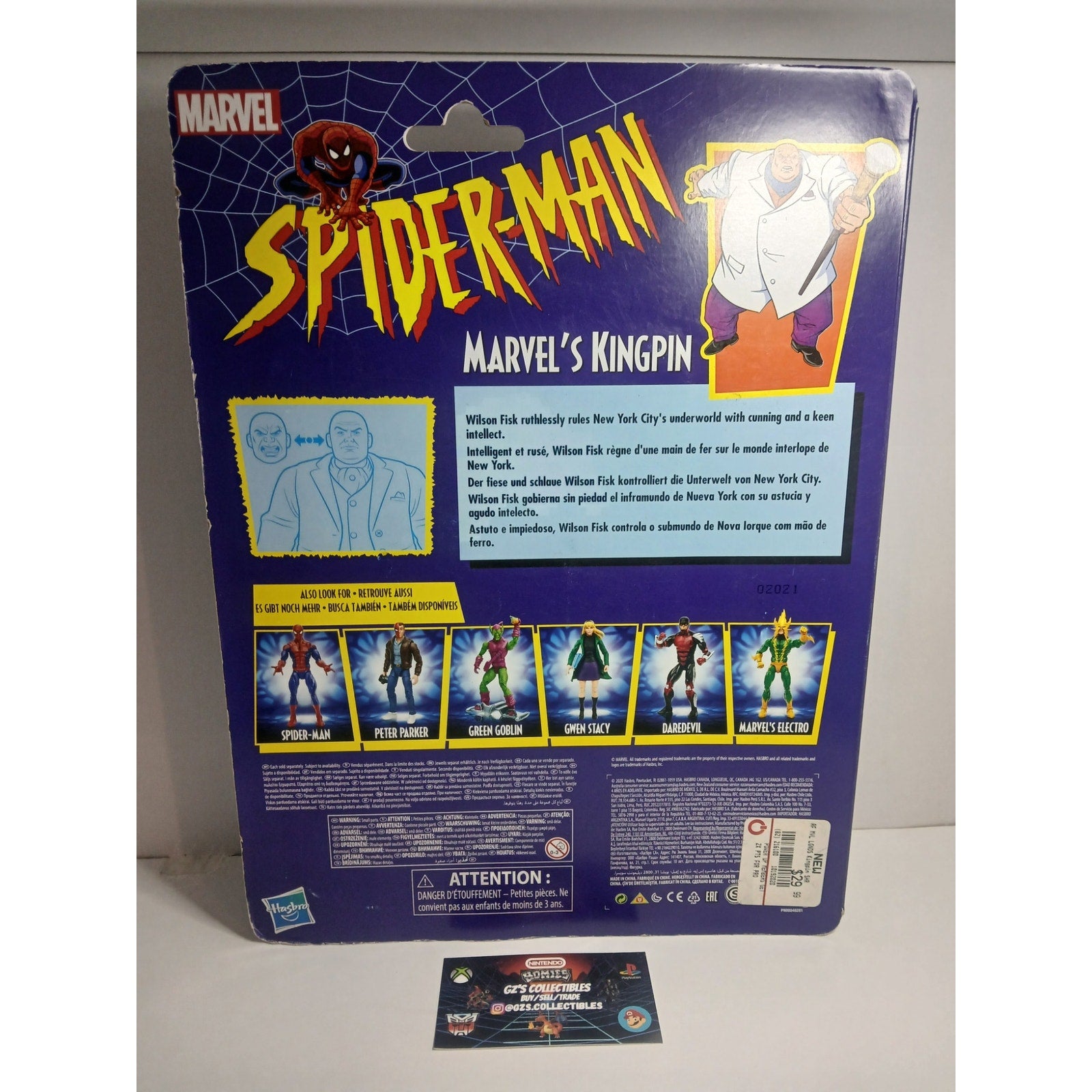 MARVELS KING PIN HASBRO RETRO ACTION FIGURE MARVEL LEGENDS NEW