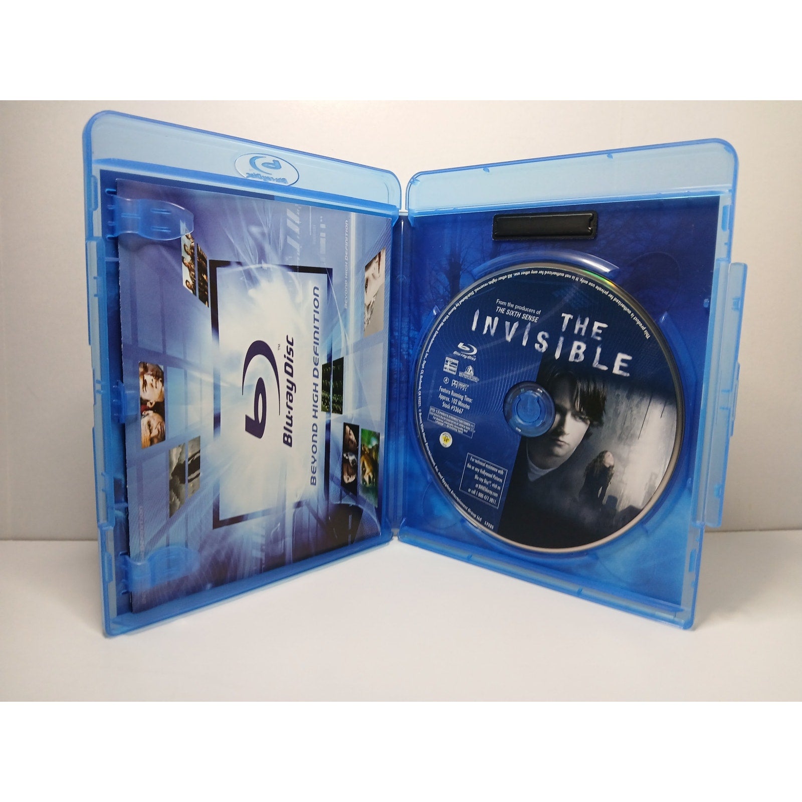 THE INVISIBLE BLU RAY MOVIE CLEANED TESTED WORKING