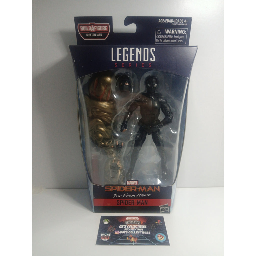 SPIDER MAN STEALTH SUIT MARVEL LEGENDS (BAF) NIB CIB (OPEN)
