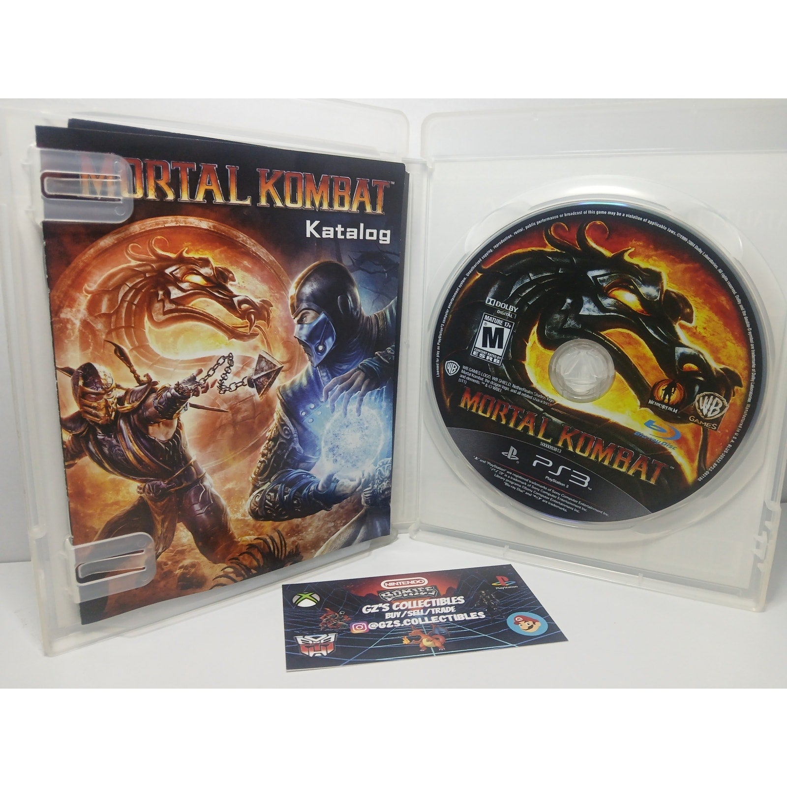 MORTAL KOMBAT CIB MINT SONY PS3 TESTED WORKING