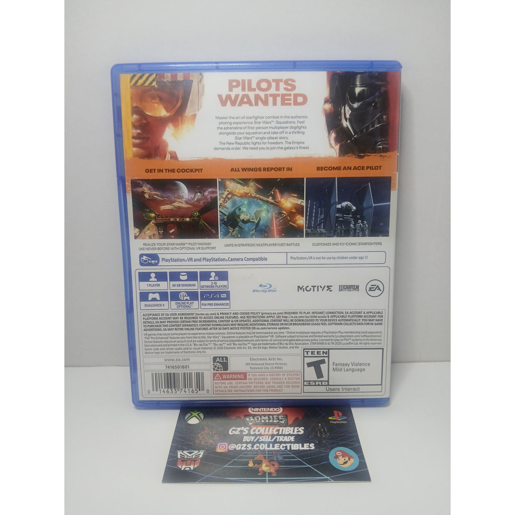 STAR WARS SQUADRONS SONY PS4 TESTED WORKING