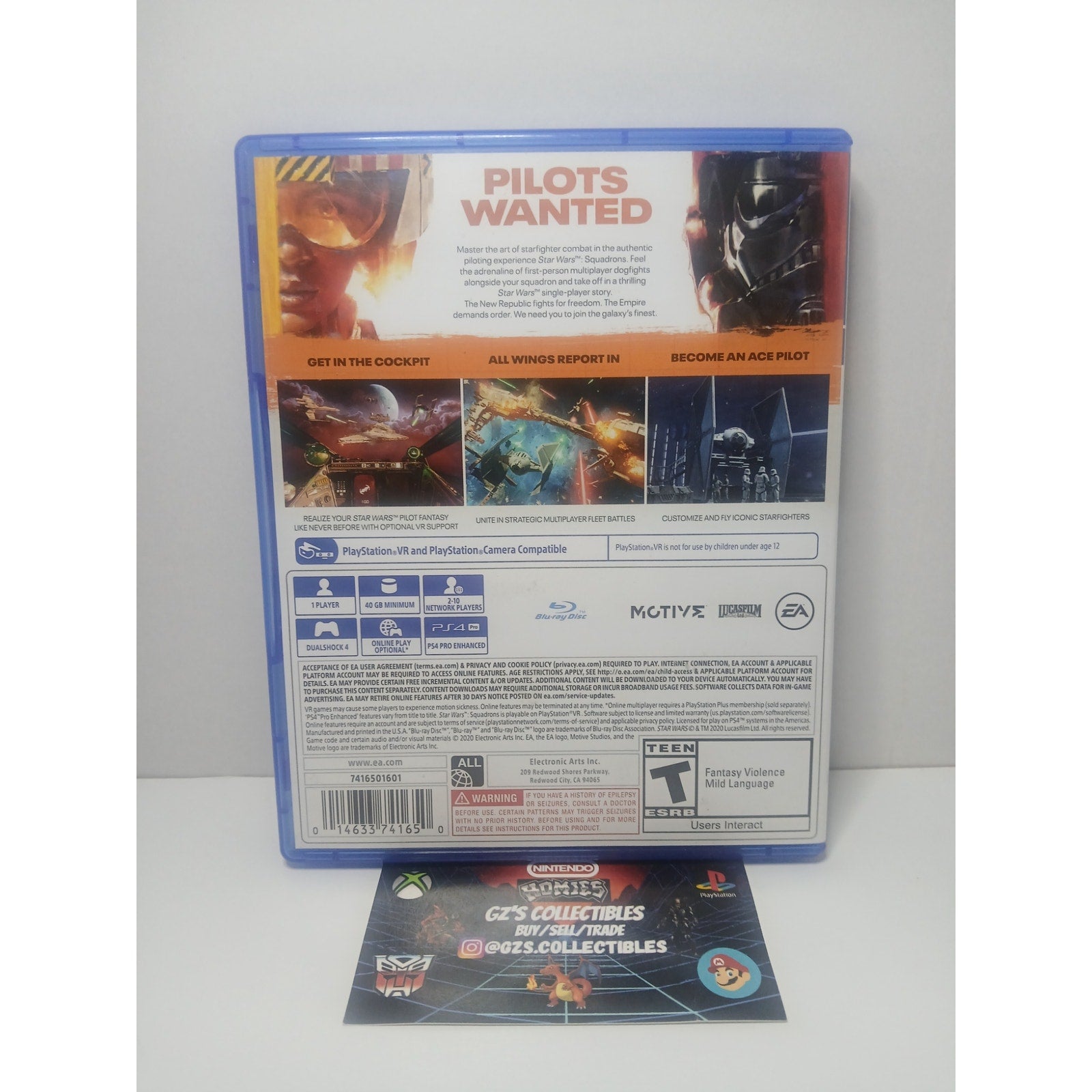 STAR WARS SQUADRONS SONY PS4 TESTED WORKING
