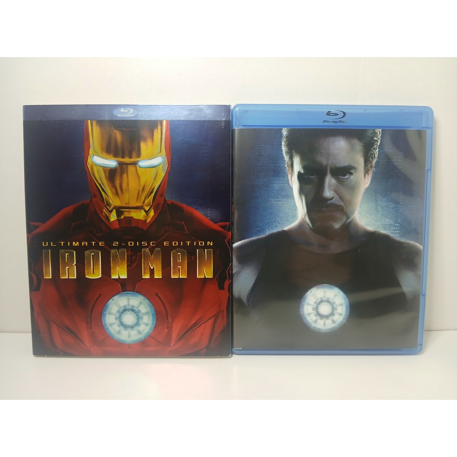 IRON MAN ULTIMATE 2 DISC EDITION BLU RAY MOVIE  W/ SLEEVE CLEANED TESTED WORKING
