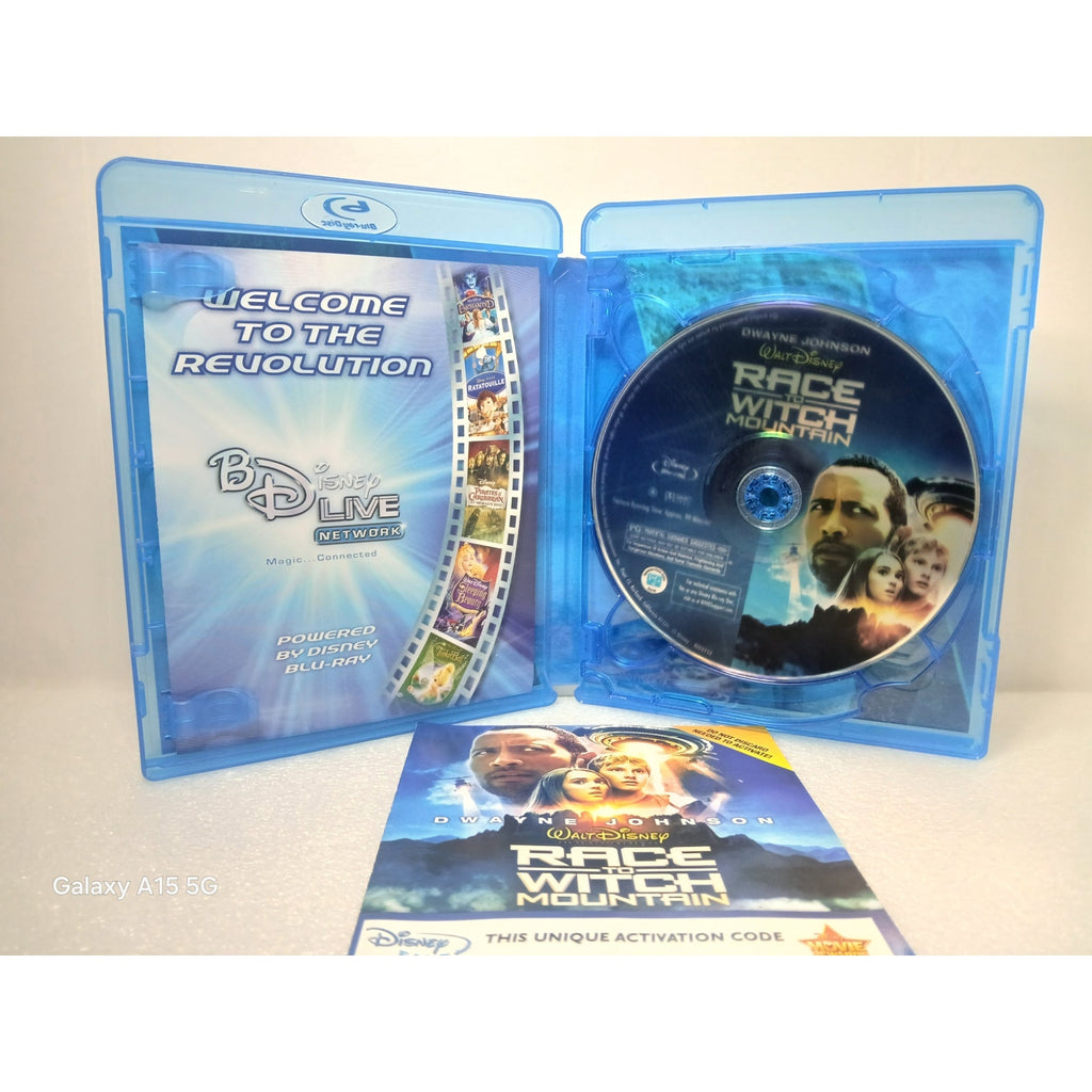 DISNEY RACE TO WITCH MOUNTAIN CIB W/ SLEEVE BLU RAY/DVD MOVIE CLEANED TESTED