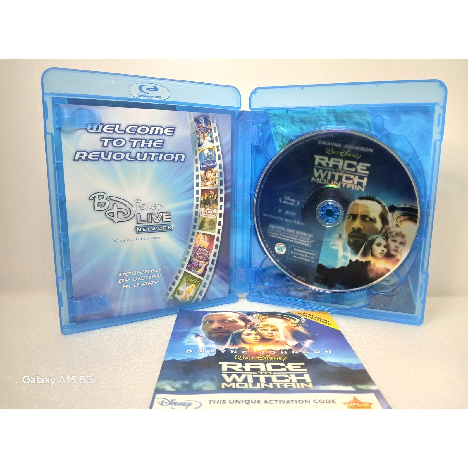 DISNEY RACE TO WITCH MOUNTAIN CIB W/ SLEEVE BLU RAY/DVD MOVIE CLEANED TESTED