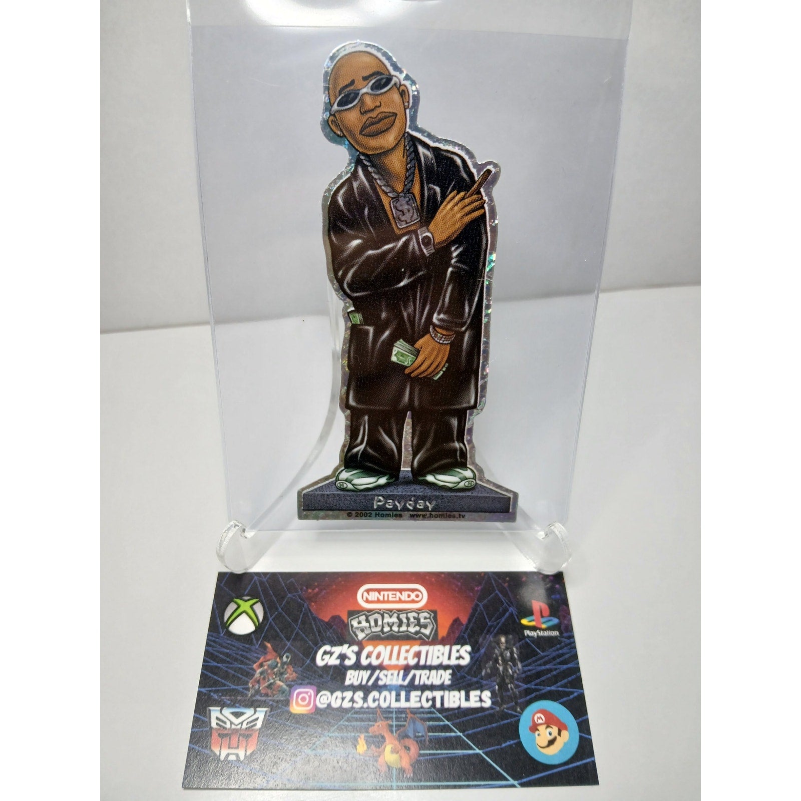 VINTAGE 2002 PAYDAY DIECUT HOMIES GONZALES GRAPHICS HOLOGRAPHIC STICKER