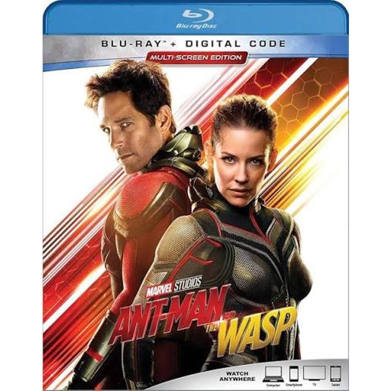 ANTMAN AND THE WASP MULTI SCREEN BLU RAY/DIGITAL MOVIE CLEANED* TESTED WORKING