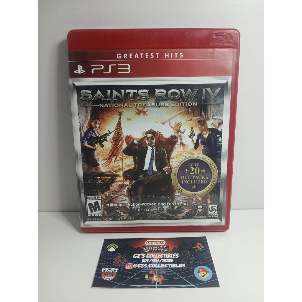 ✅ SONY PS3 SAINTS ROW IV NATIONAL TREASURE EDITION CIB TESTED WORKING