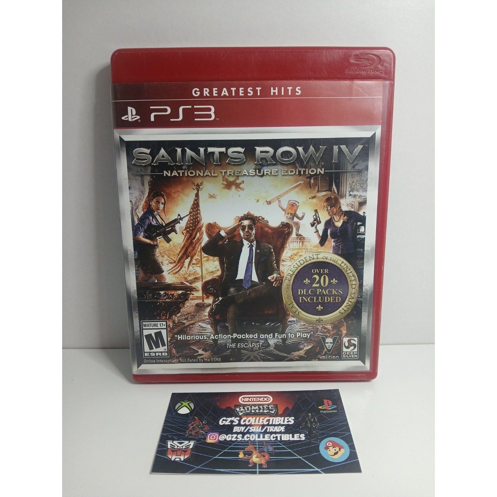 ✅ SONY PS3 SAINTS ROW IV NATIONAL TREASURE EDITION CIB TESTED WORKING