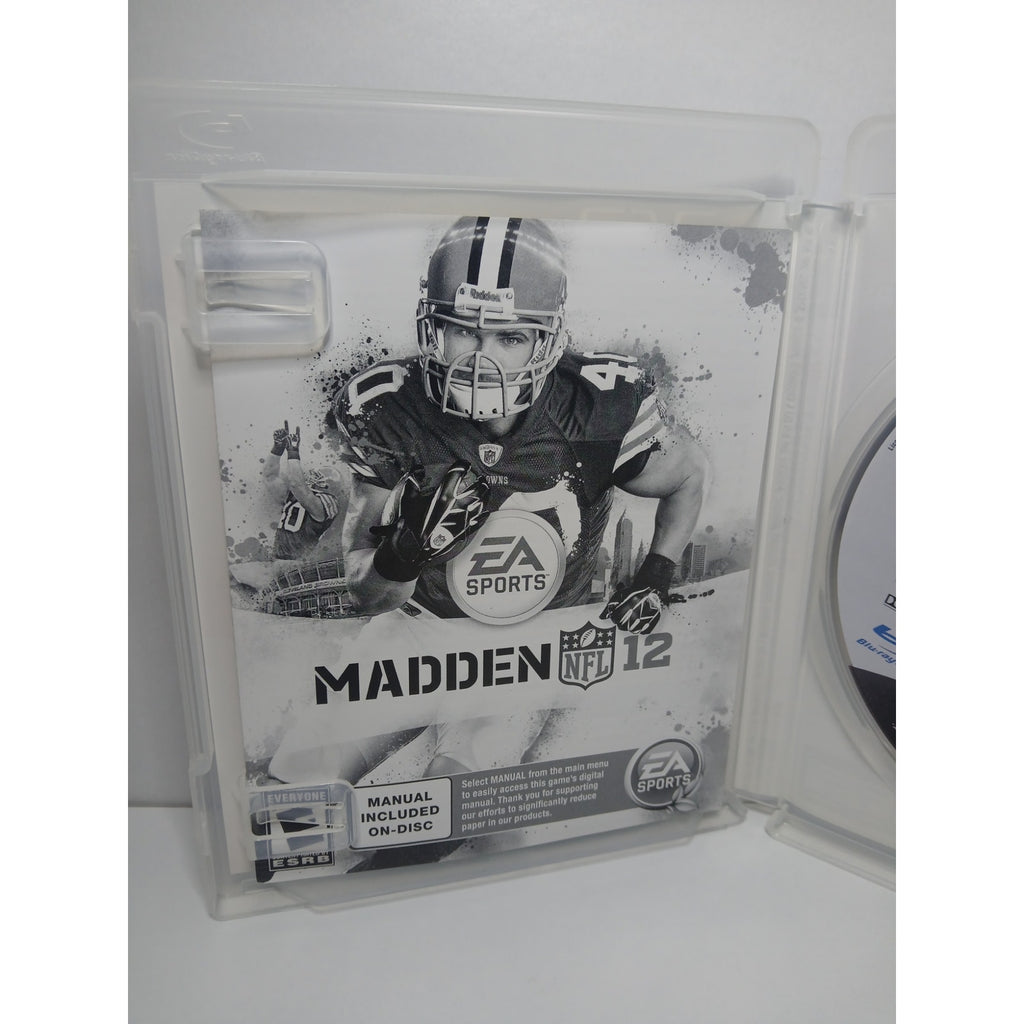 MADDEN NFL 12 CIB SONY PS3 GAME TESTED WORKING
