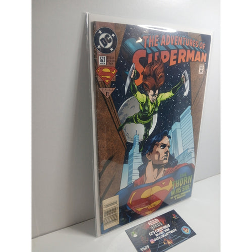 ADVENTURES OF SUPERMAN #521 1995 DC COMICS NEW BAG/BOARD