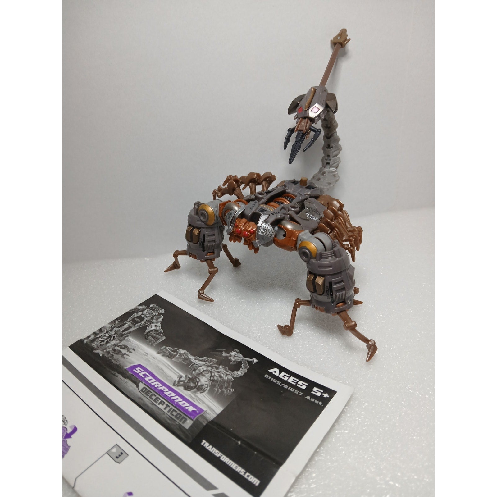 SCORPONOK SCORPION 2007 TRANSFORMERS MOVIE DELUXE DECEPTICON FIGURE