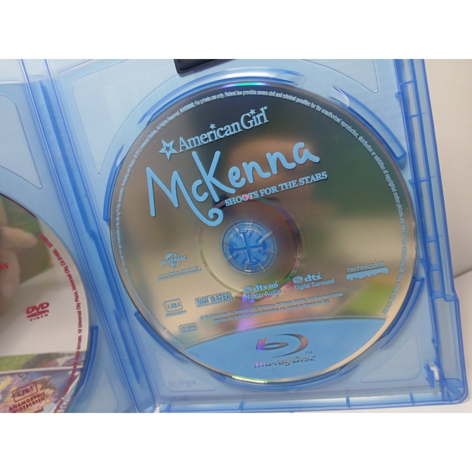 MCKENNA SHOOTS FOR THE STARS BLU RAY/DVD/DIGITAL MOVIE CLEANED* TESTED WORKING