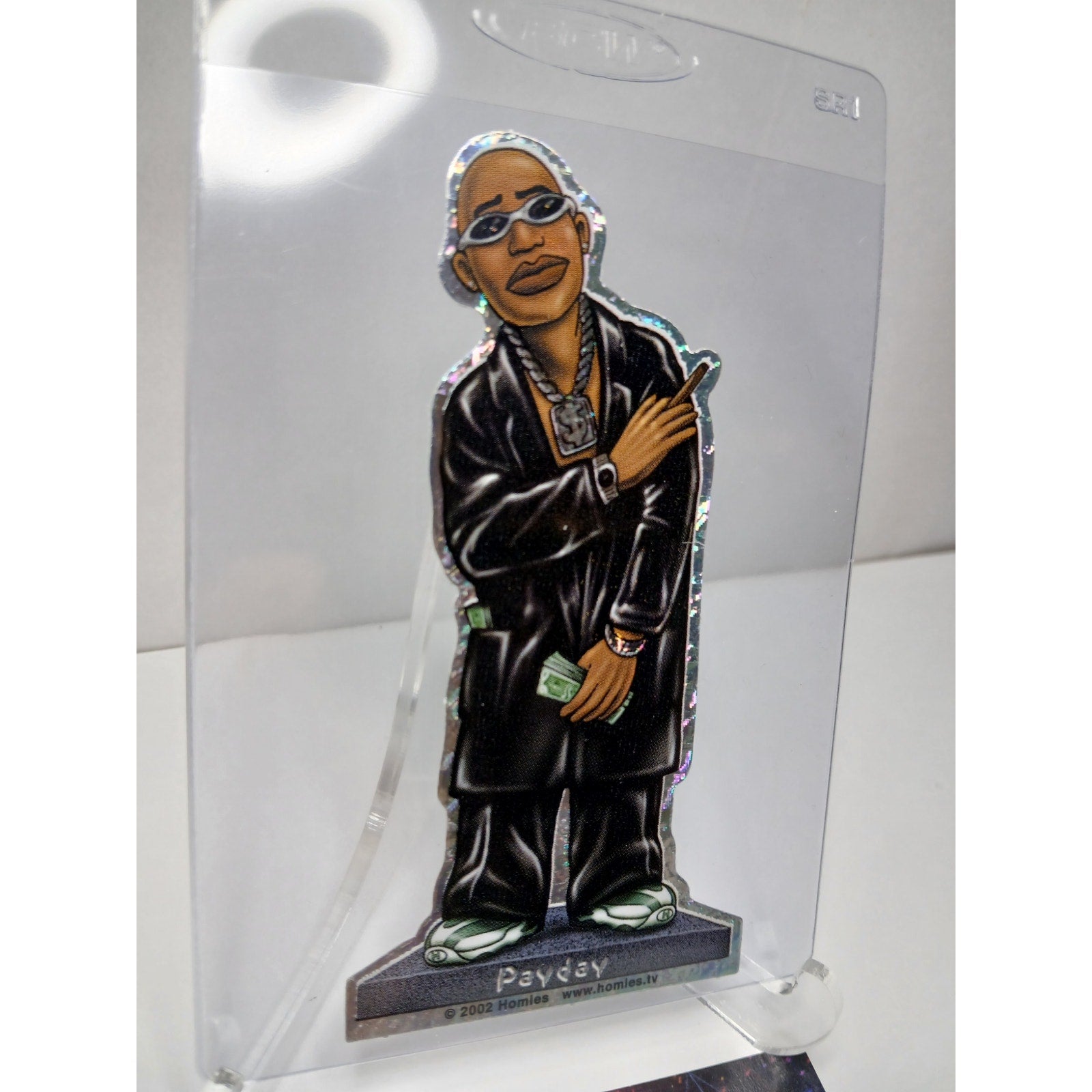VINTAGE 2002 PAYDAY DIECUT HOMIES GONZALES GRAPHICS HOLOGRAPHIC STICKER
