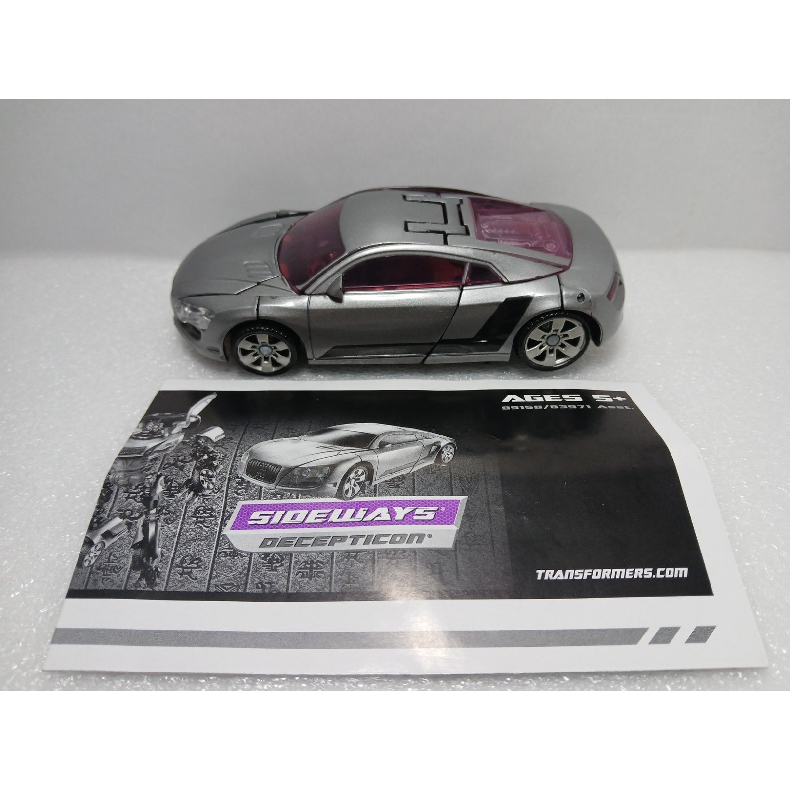 SIDEWAYS REVENGE OF THE FALLEN ROTF DELUXE TRANSFORMERS DECEPTICON FIGURE
