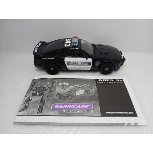 BARRICADE POLICE CAR 2007 TRANSFORMERS MOVIE DELUXE DECEPTICON FIGURE