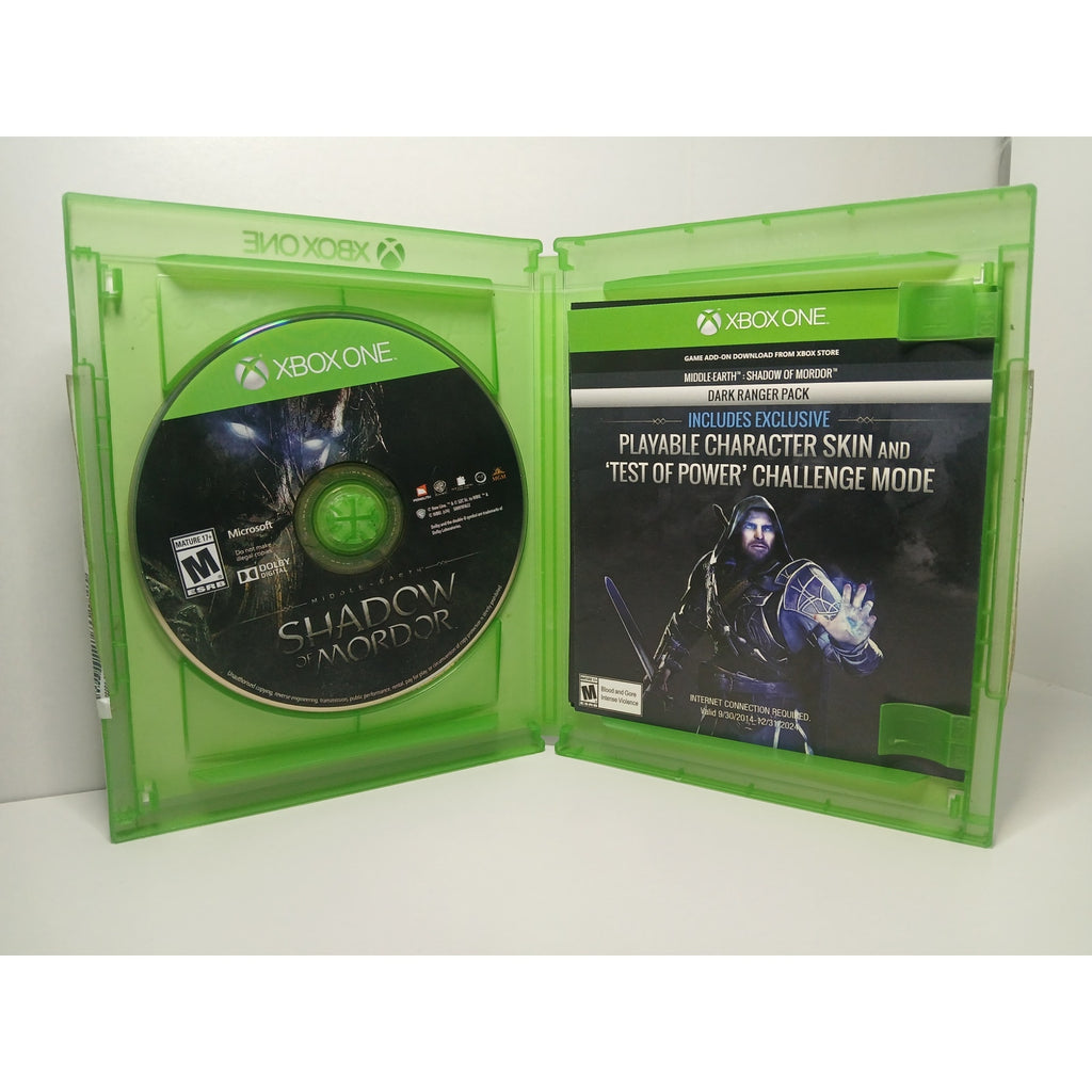 MIDDLE EARTH SHADOW OF MORDOR CIB XBOX ONE GAME TESTED WORKING