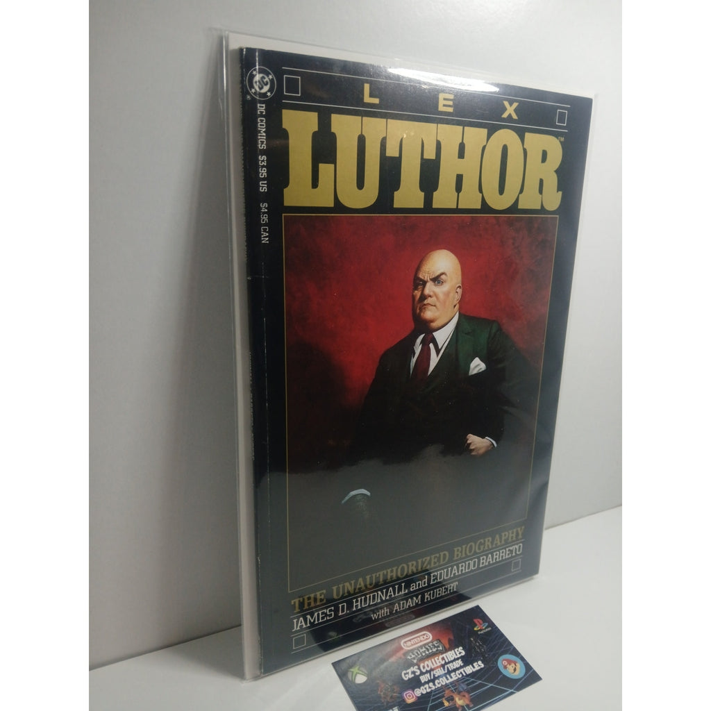 LEX LUTHOR UNAUTHORIZED BIOGRAPHY #1 1989 DC COMICS NEW BAG/BOARD