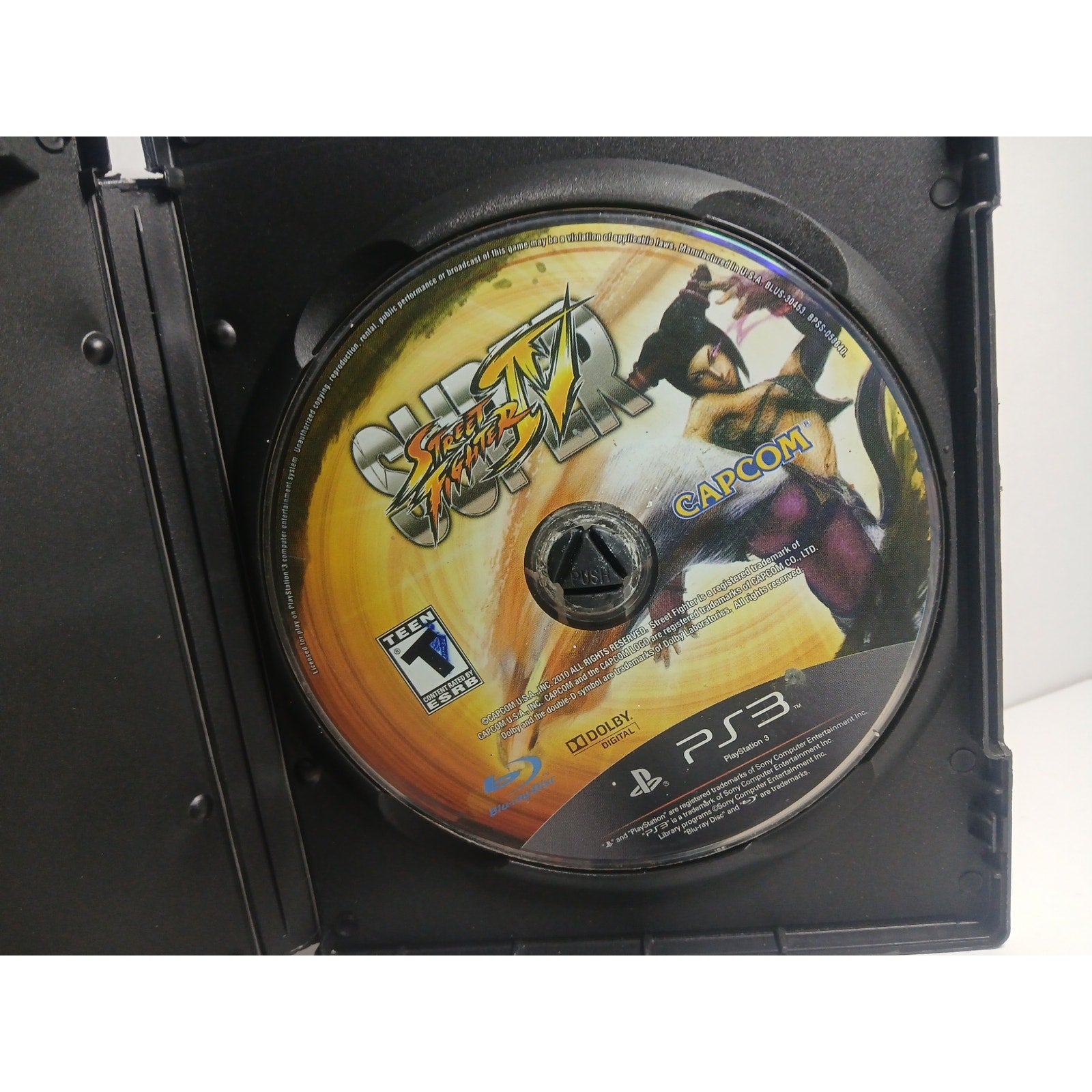 SONY PS3 SUPER STREET FIGHTER IV TESTED WORKING DISC ONLY