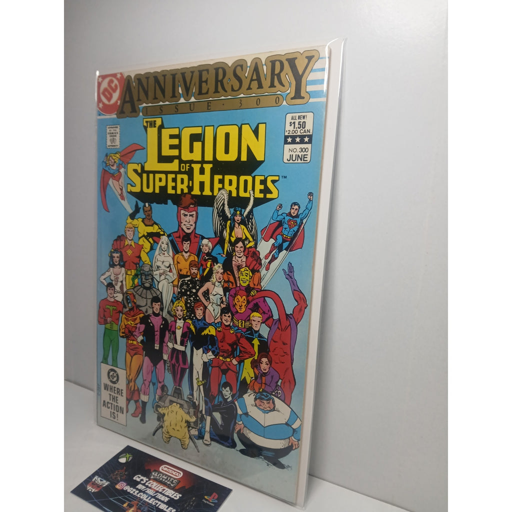 LEGION OF SUPERHEROES #300 1983 DC COMICS NEW BAG/BOARD