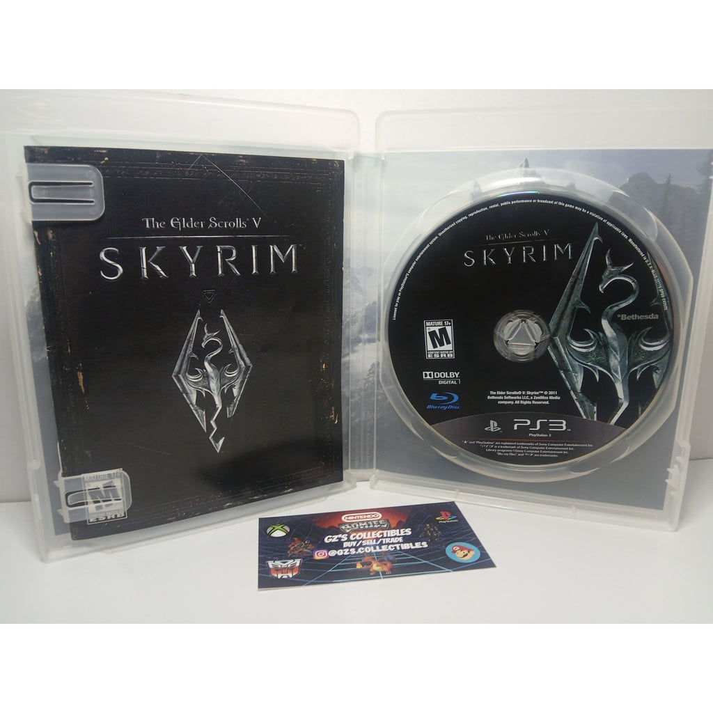 THE ELDER SCROLLS V SKYRIM CIB BL SONY PS3 TESTED WORKING