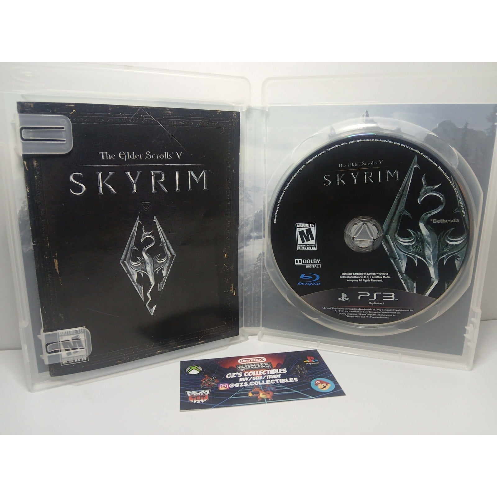 THE ELDER SCROLLS V SKYRIM CIB BL SONY PS3 TESTED WORKING